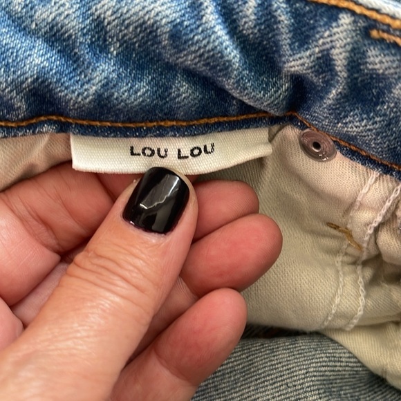 SLVRLAKE Lou Lou Skinny Jeans in Love Burns Wash Stretch Denim Size 25 - Picture 7 of 8